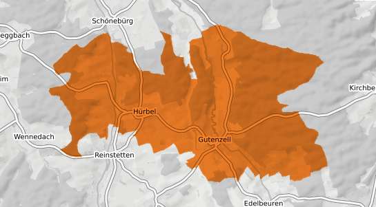 Mietspiegelkarte Gutenzell-Hürbel